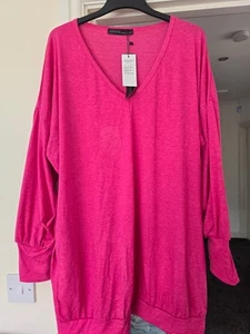 Nuevo con etiquetas ZANZEA 3XL TAPA ROSA CALIENTE - Imagen 1 de 4