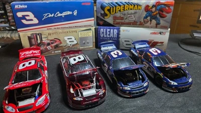 LOTE DE 4 TROQUELES DALE WONHARDT JR ACCIÓN 1/24 DÍA DEL PADRE, AC DELCO, #3 #8 Foto 1 de 4