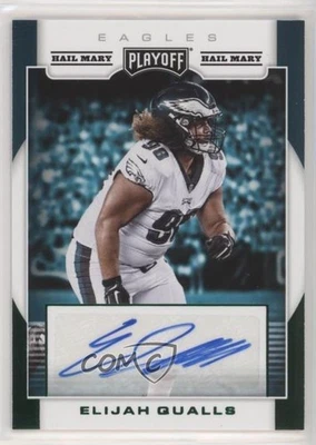 2017 Panini Playoff Rookie Signatures Hail Mary Elijah Qualls #RS-EQ Auto RC - Image 1 of 2