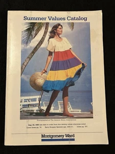 Montgomery Ward 1983 Hard Back Summer Values Catalog Hardcover 411 Page - Picture 1 of 11