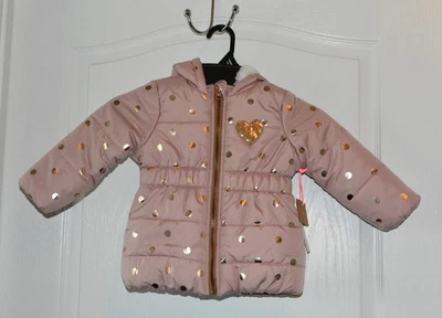 Chaqueta Young Hearts Niños Pequeños 2T Forrada Sherpa Foto 1 de 4