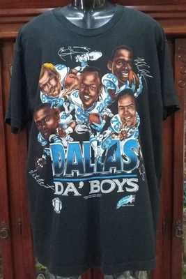 Vintage 90s NFL Dallas Cowboys Da' Boys T-shirt AN55661 - Image 1 of 2