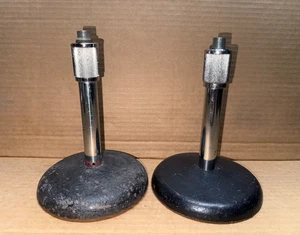 MENGE 2 GUSSEISEN TISCHMIKROFONSTÄNDER, AUSZIEHBARE MIKROFONSTÄNDER 8" - 12" - Bild 1 von 6