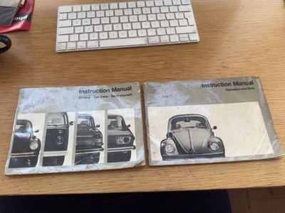 VW Volkswagen BEETLE 1200 1300 INSTRUCTION & OPERATION MANUALS 1972 DATA - Image 1 of 4