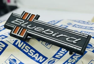 Genuine Nissan Datsun Blue Bird 510 Console Box Emblem OEM Used - Picture 1 of 5