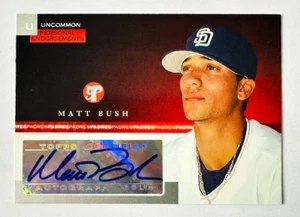 2005 Topps Pristine Matt Bush AUTO Card SP #/247 Uncommon Padres! - Picture 1 of 3