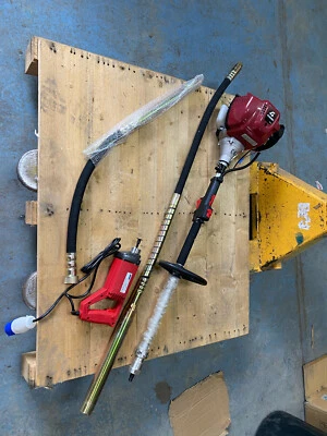 LTS UK CONCRETE VIBRATING POKER petrol poker 4 STROKE new + 110 v poker deal