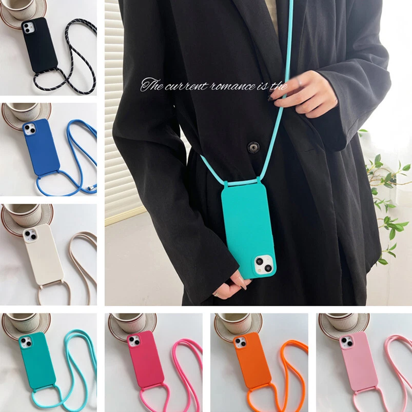 Case For iPhone 17 16 15 14 13 12 11 Pro Max 8 Neck Strap Shockproof Phone Cover - Image 1 of 4