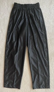 Pantalones negros a presión completos Nike de calentamiento de baloncesto Tear Away grandes nuevos sin etiquetas - Imagen 1 de 9