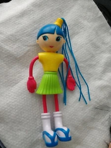 Bambola di plastica Betty Spaghetty 7" McDonalds ToY figura spaghetti figura CAPELLI BLU - Foto 1 di 8