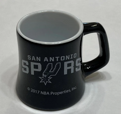 New San Antonio Spurs 1 1/2 ounce Espresso Coffee Mug, Cup, NBA Cover