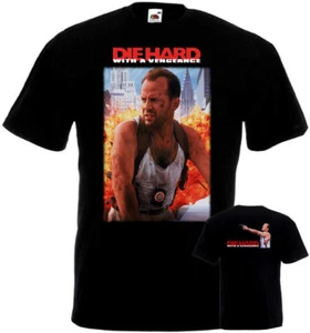 Die Hard 3 Camiseta Doble Cara Negro Póster de Película Todas las Tallas S-5XL - Imagen 1 de 3