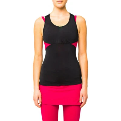 LIJA Deportes TENIS Golf ESPALDA DEPORTIVA Malla ELASTIZADA Camisa TANK TOP Mujer Talla XS Nueva Foto 1 de 4