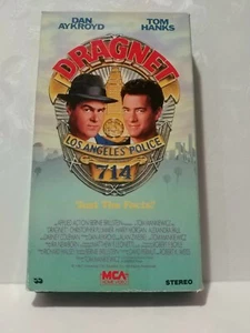 Dragnet-VHS-1987-Dan Aykroyd/Tom Hanks-comedy-"Just the Facts" - Picture 1 of 5