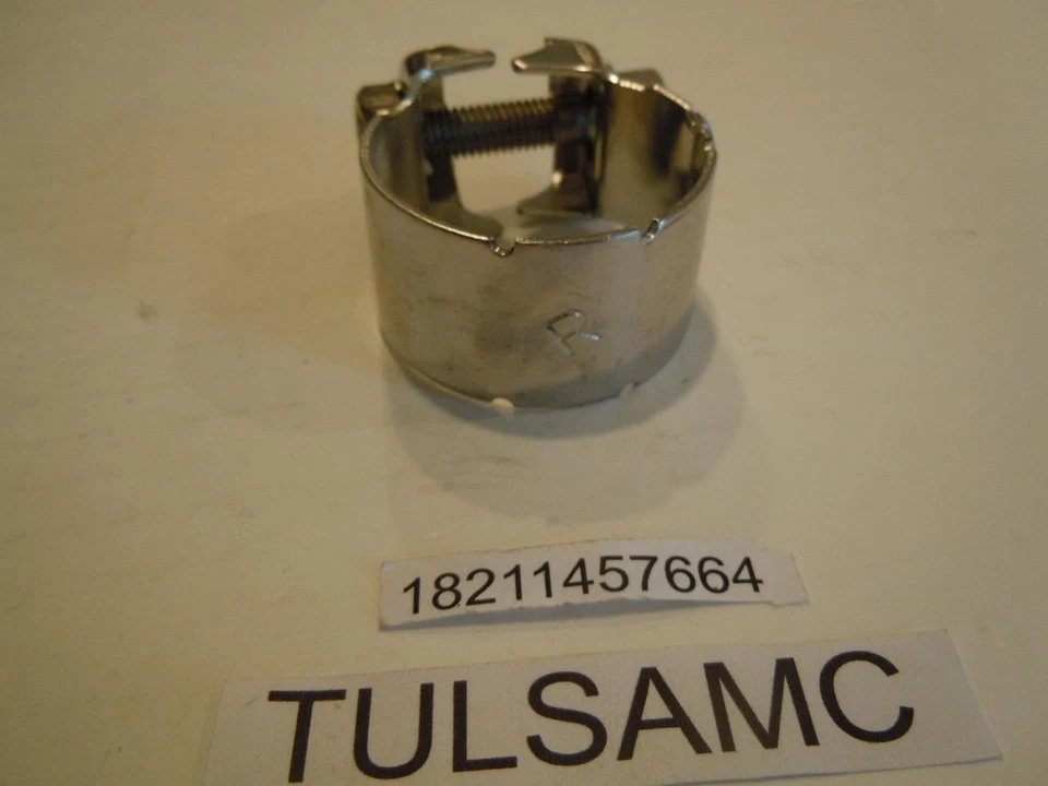 BMW 18211454380 ABRAZADERA SILENCIADOR CROMADA R80GS R100R R100GS R100GSPD Foto 1 de 1