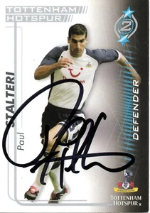 PAUL STALTERI SIGNIERT TOTTENHAM 2005/2006 SHOOT OUT HANDELSKARTE + COA - Bild 1 von 1