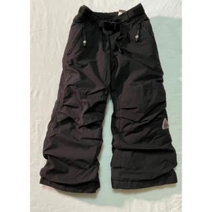Rei Boys Snowboard Ski Pants Black Belted Lined Pockets Flat Front XS 4/5 - Bild 1 von 7