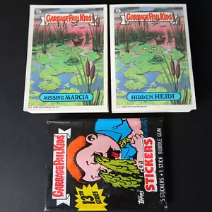 TOPPS CUBO DE BASURA NIÑOS 13A SERIE COMPLETA JUEGO DE VARIACIONES 88 TARJETAS TODAS A/B 1988 - Imagen 1 de 3