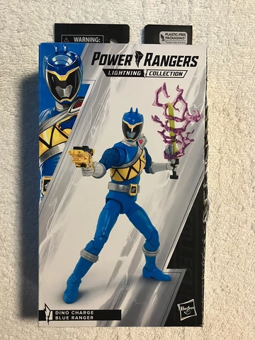 Hasbro Power Rangers Lightning Collection Dino Charge Blue Ranger Koda DMG Box Cover