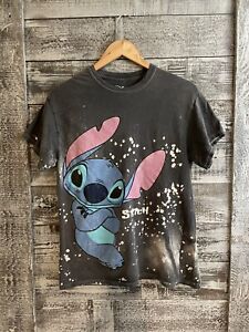 Disney Lilo And Stitch Gray T Shirt Regular Fit 100% Cotton Size Medium GUC