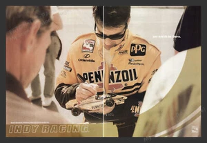 Anuncio impreso Pennzoil Scott Goodyear Indy Racing década de 1990 (2 páginas) 1999 - Imagen 1 de 1