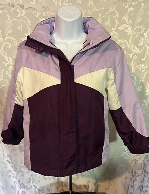 Casaco com capuz CHEROKEE jovem menina roxa sem casaco interno pequeno 6/6x I102 - Imagem 1 de 4