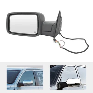 Rear View Mirror Front Left Driver Side Mirror Fit For 2013-2019 Dodge Ram 1500 - Picture 1 of 18