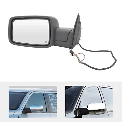 Rear View Mirror Front Left Driver Side Mirror Fit For 2013-2019 Dodge Ram 1500 - Image 1 of 4