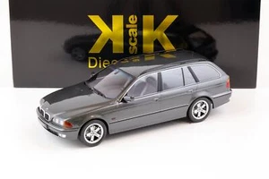 BMW Serie 5 540i E39 Touring 1997 escala 1:18 KK gris metálico - Imagen 1 de 4
