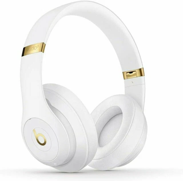 Beats by Dr. Dre Studio3 Over the Ear Wireless Headphone - White