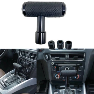 Perilla de cambio de joystick de cuero universal para automóvil tipo T perilla de palanca de cambios Foto 1 de 4