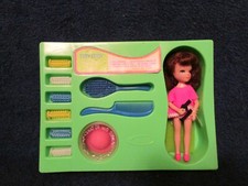 Hard to Find Uneeda Tiny Teen Doll and Hair Care Salon