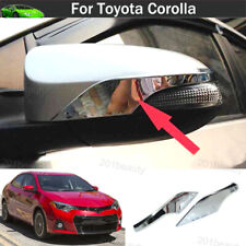 2x Chrome Rearview Side Mirror Molding For Corolla 2014 2015 2016 2017 2018 2019