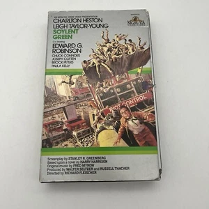 Soylent Green 1973 VHS Charlton Heston Big Box 1983 MGM UA Version - Picture 1 of 10