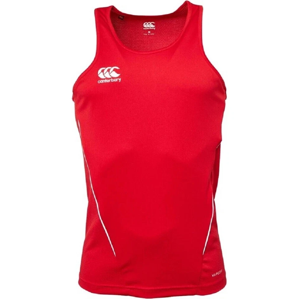 Canterbury Hombre Equipo Vapodri Singlet Rojo Foto 1 de 1