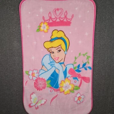Manta de felpa suave rosa Disney princesa cenicienta bebé niño 30x45 Foto 1 de 4