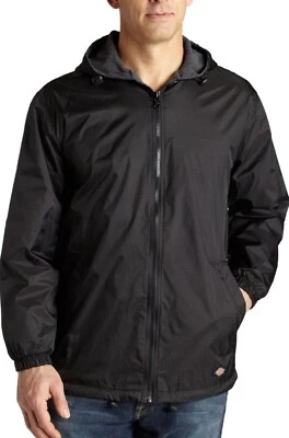Chaqueta con Capucha Forrada de Vellón Mediana Dickies Para Hombre Negra Nueva Con Etiquetas 33237BK Foto 1 de 4