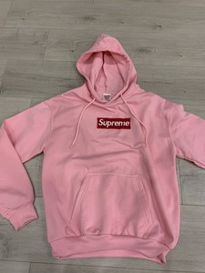 pink supreme sweater