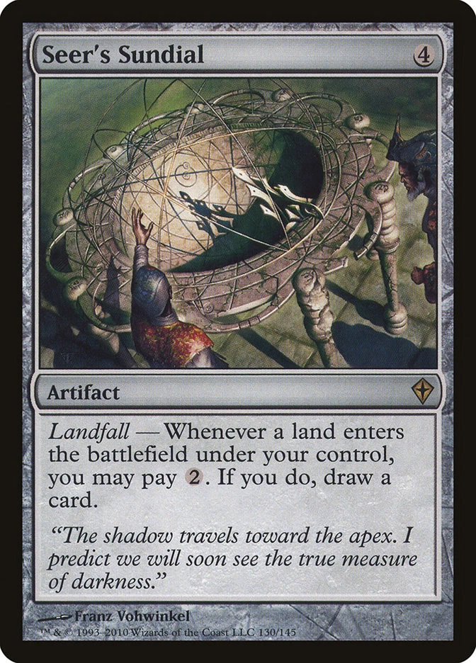 Seer's Sundial [Worldwake] Magic MTG - Image 1 of 1