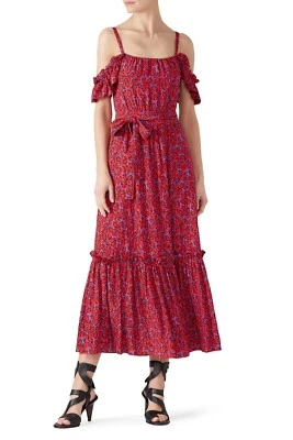 Derek Lam 10 Crosby Silk Iris Ruffle Dress, SZ 14, $625, Pre-Owned, 102 - Image 1 of 4
