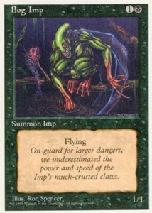 1X BOG IMP NEGRO 4ª cuarta edición Magic MP X1 (yourdeckbuilder) - Imagen 1 de 1