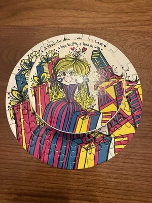 1969 Springbok Mini Puzzle Holiday Thingies by Sandy Miller PZL 9042 COMPLETE - Image 1 of 4