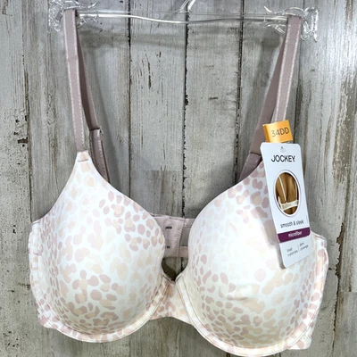Jockey Women's Cushion Wire Full Coverage Smooth & Sleek Beige Bra size 34DD. X5 - Image 1 of 4