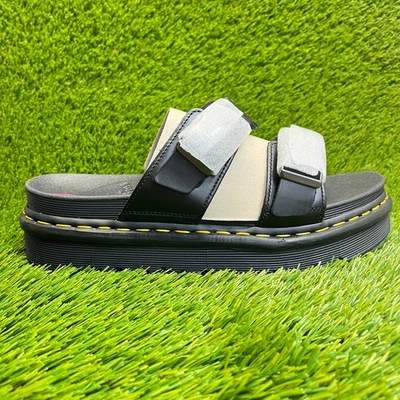 Dr. Martens Myles Mens Size 10 Black Beach Walking Outdoor Leather Slide Sandals - Image 1 of 4