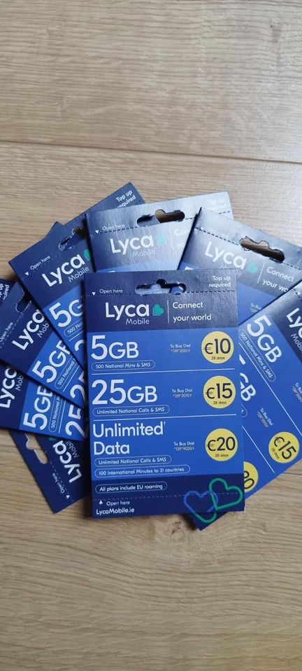 Lycamobile Ireland-Prepaid Triple SIM Card - Image 1 of 1