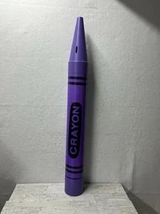 Vintage 35" Oversized Purple Crayon Bank 1988 Ralphco Inc Novelty Nostalgia - Picture 1 of 20