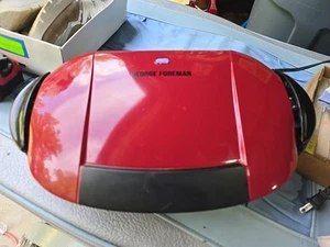 George Foreman 5 Portionen abnehmbare Platte Elektro Indoor Grill OHNE Tropfschale - Bild 1 von 12
