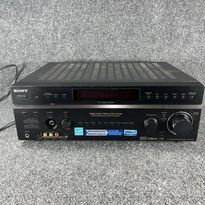 Sony STR-DE997 Stereo Receiver FM/AM Dolby Digital Black Tested WORKS - Image 1 of 4
