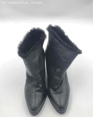 Botín al tobillo Tamara Mellon para mujer de cuero negro con punta de almendra talla US 8,5 Foto 1 de 4