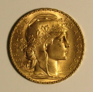 1911 France 20 Francs Gold KM#857 - Picture 1 of 2
